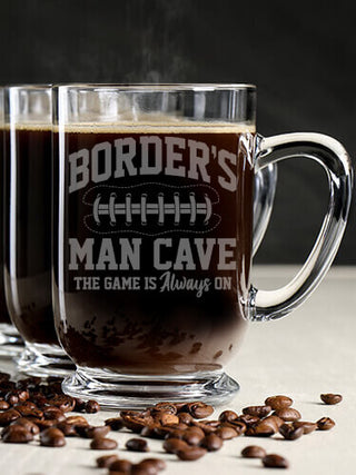 Football Man Cave : Coffee Mugs - Engraved