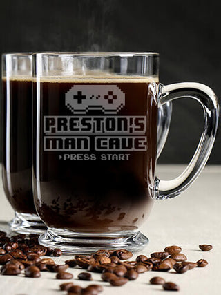 Gamer Man Cave : Coffee Mugs - Engraved