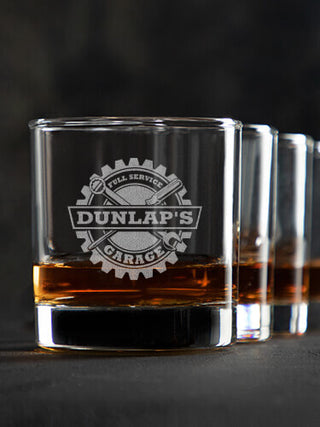 Garage : Rocks Glasses - Engraved