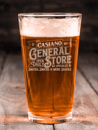General Store : Pint Glasses - Engraved