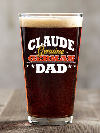 German Dad : Pint Glasses - Color Printed