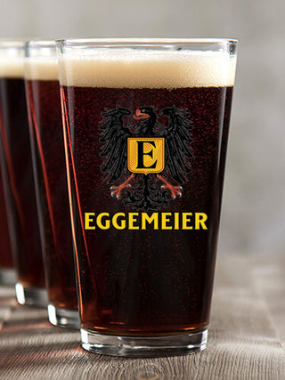 German Monogram : Pint Glasses - Color Printed