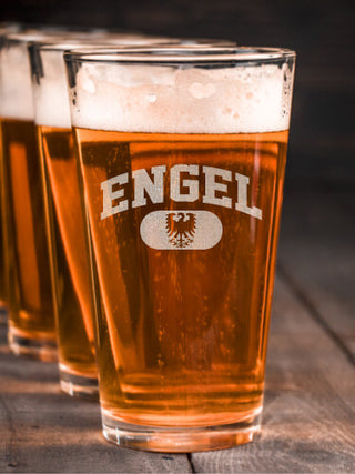 German Varsity : Pint Glasses - Engraved