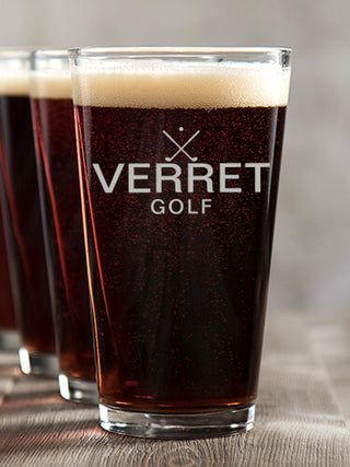 Golf : Pint Glasses - Color Printed