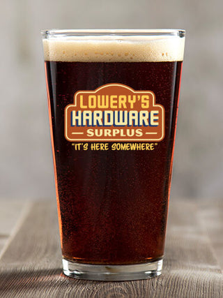 Hardware Surplus : Pint Glasses - Color Printed