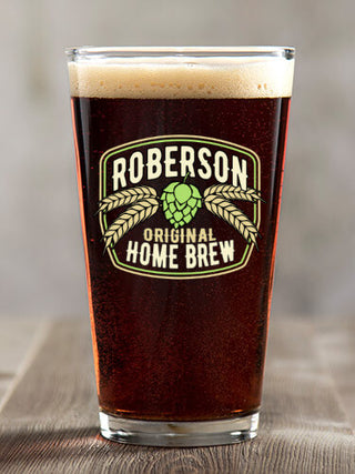 Home Brew : Pint Glasses - Color Printed