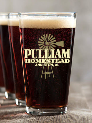 Homestead : Pint Glasses - Color Printed