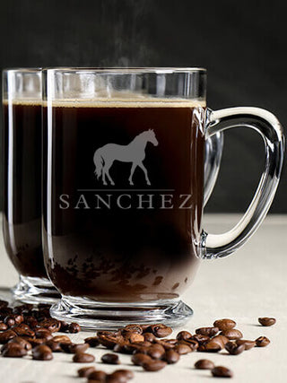 Horse : Coffee Mugs - Engraved