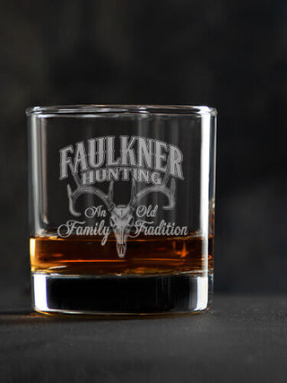 Hunting Family Tradition : Rocks Glasses - Engraved