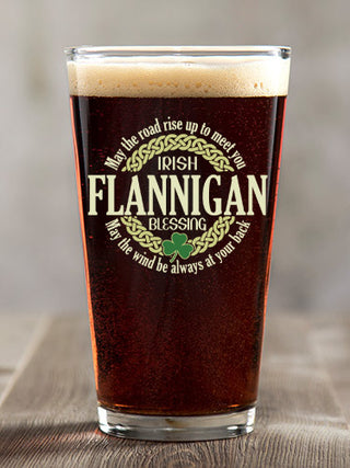 Irish Blessing : Pint Glasses - Color Printed