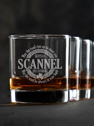 Irish Blessing : Rocks Glasses - Engraved