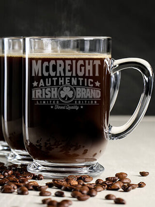 Irish Brand : Coffee Mugs - Engraved