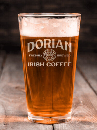 Irish Coffee : Pint Glasses - Engraved