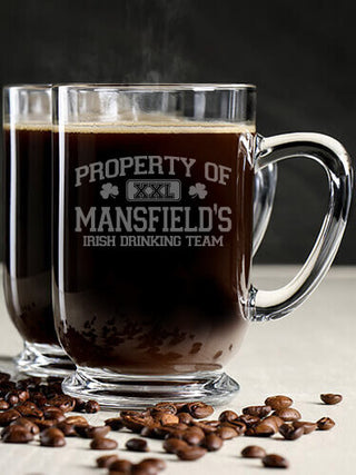 Irish Drinking Team : Coffee Mugs - Engraved