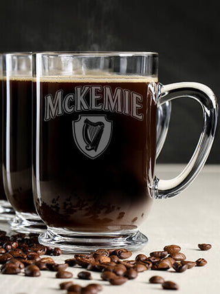 Irish Harp : Coffee Mugs - Engraved