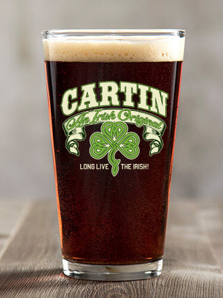 Irish Original : Pint Glasses - Color Printed