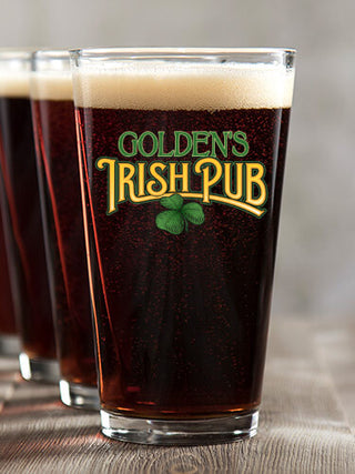 Irish Pub : Pint Glasses - Color Printed