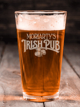 Irish Pub : Pint Glasses - Engraved