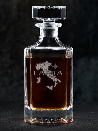 Italian Heritage : Whiskey Decanter - Engraved