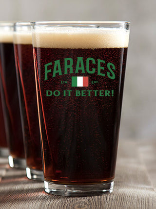 Italians Do It Better : Pint Glasses - Color Printed