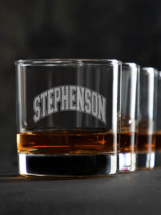 Ivy League : Rocks Glasses - Engraved