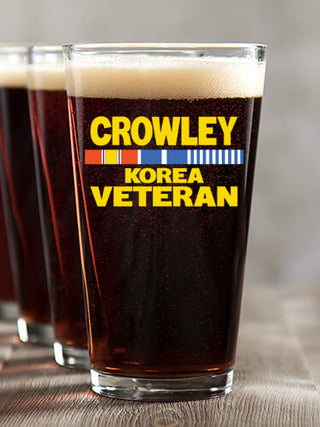Korea Veteran : Pint Glasses - Color Printed