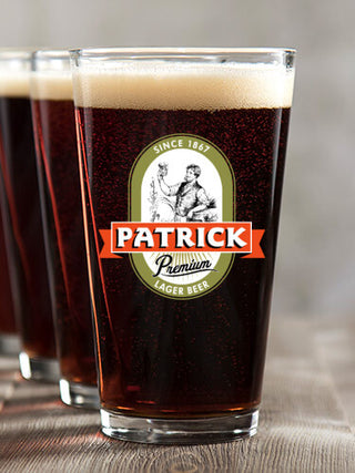 Lager : Pint Glasses - Color Printed