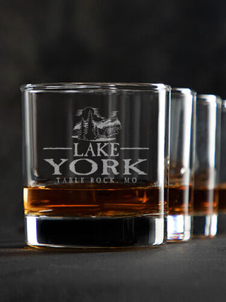 Lake : Rocks Glasses - Engraved