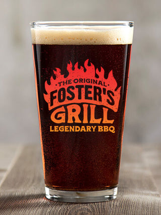 Legendary BBQ : Pint Glasses - Color Printed