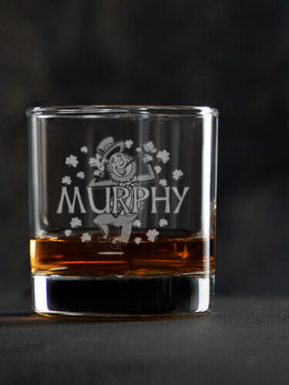 Leprechaun : Rocks Glasses - Engraved