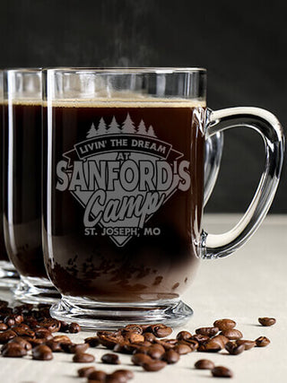 Livin' The Dream Camp : Coffee Mugs - Engraved