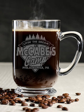 Livin' The Dream Camp : Coffee Mugs - Engraved