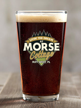 Livin' The Dream Cottage : Pint Glasses - Color Printed
