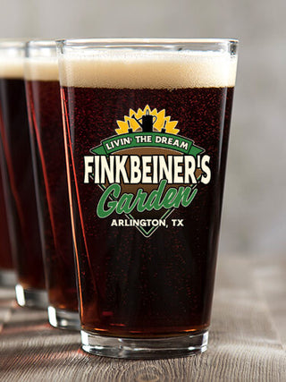 Livin' The Dream Garden : Pint Glasses - Color Printed