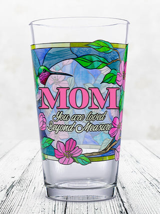 Loved Beyond Measure : Pint Glasses - Color Printed