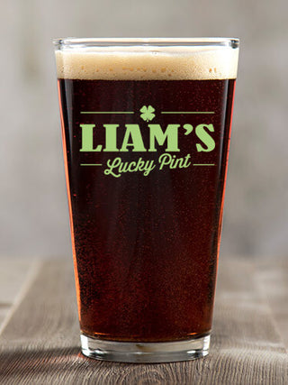 Lucky : Pint Glasses - Color Printed