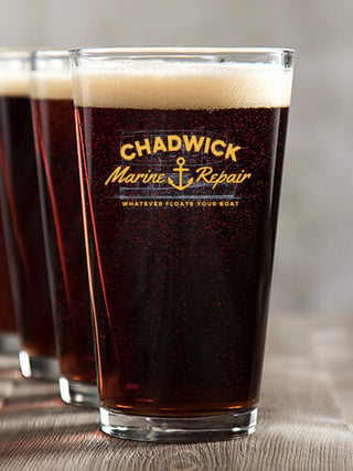 Marine Repair : Pint Glasses - Color Printed