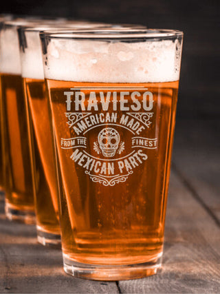Mexican Parts : Pint Glasses - Engraved