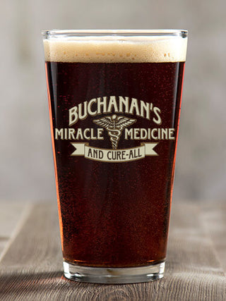 Miracle Medicine : Pint Glasses - Color Printed
