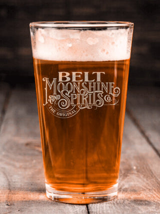 Moonshine and Spirits : Pint Glasses - Engraved