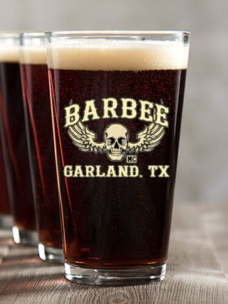 Motorcycle Club : Pint Glasses - Color Printed