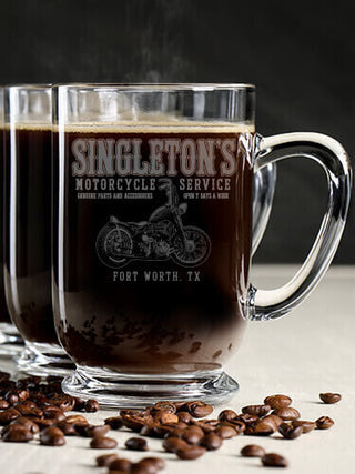 Motorcycle Service BP : Coffee Mugs - Engraved