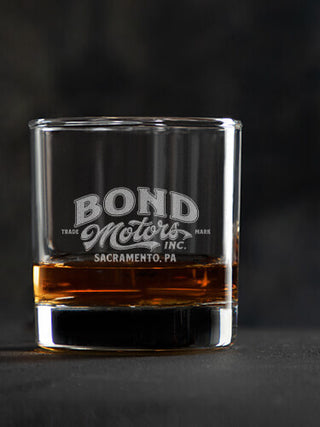 Motors : Rocks Glasses - Engraved