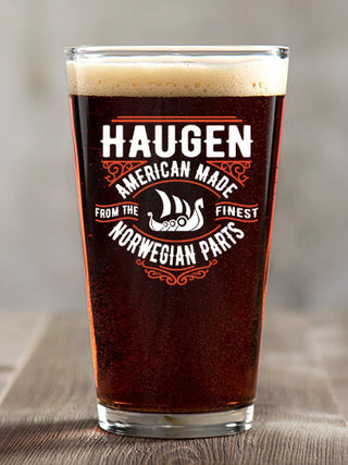 Norwegian Parts : Pint Glasses - Color Printed