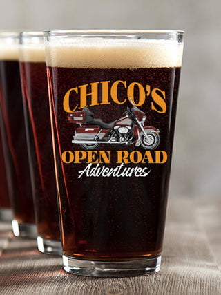 Open Road : Pint Glasses - Color Printed