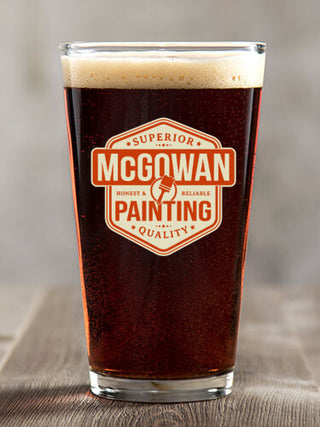 Painting : Pint Glasses - Color Printed