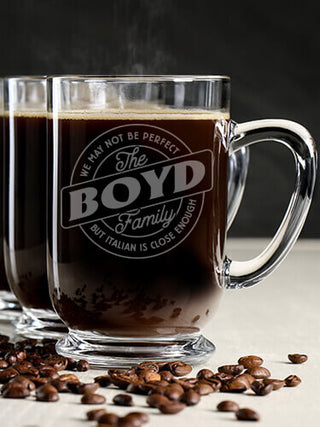 Perfectly Italian : Coffee Mugs - Engraved