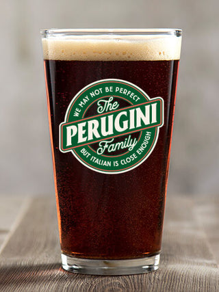 Perfectly Italian : Pint Glasses - Color Printed