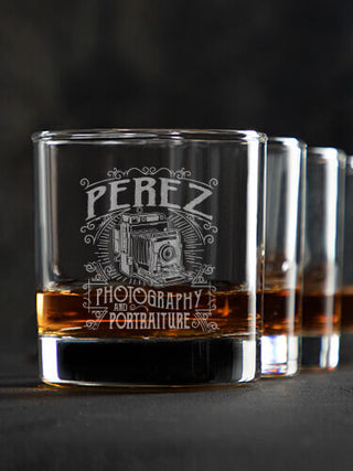 Photography : Rocks Glasses - Engraved