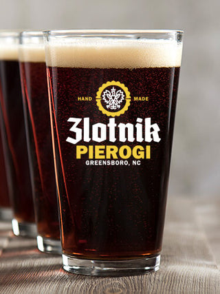 Pierogi : Pint Glasses - Color Printed